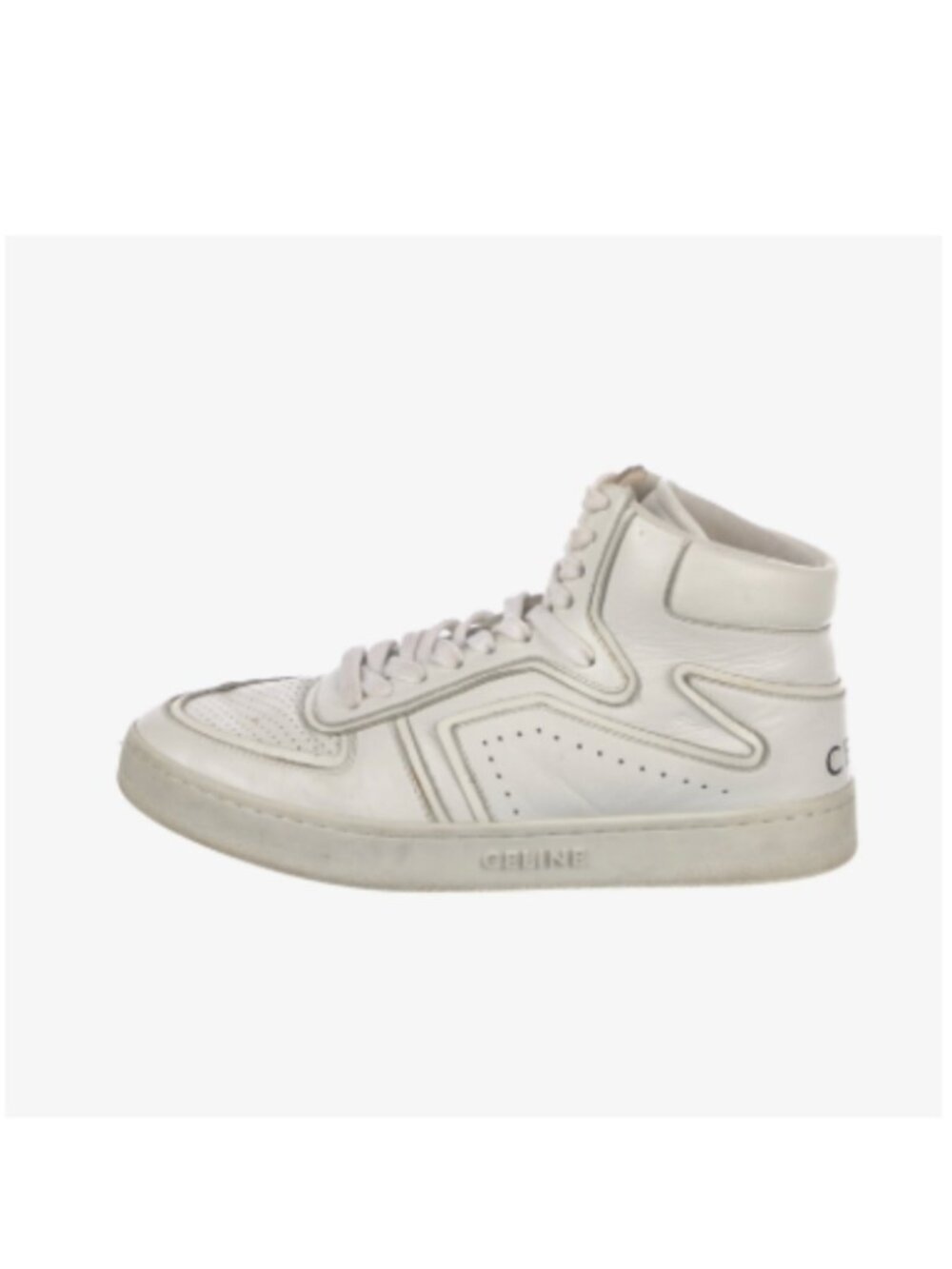 CÉLINE "z" trainer high top sneaker in calfskin SOLD AS IS
